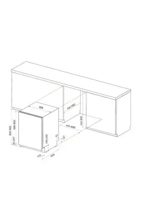 Máquina de lavar loiça de encastrar Whirlpool WIO3T141PS - 60 cm