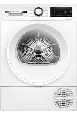 Máquina de secar roupa Bosch Série 6 com bomba de calor, capacidade de 9 kg, branca WQG1420DFR