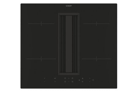 Fogão de mesa Candy CIH614CF com exaustor integrado