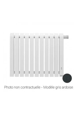 Radiateur électrique Thermor Radiateur connecté Mythik - Horizontal - 1000W - Gris ardoise