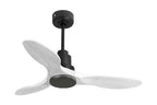 Ventilador de teto Klassfan, Ventilador de teto reversível, Termostato, Wi-Fi, Motor DC, Telhados inclinados, Comando à distância, Ultrassilencioso, Compatível com Shopify, Vendável
