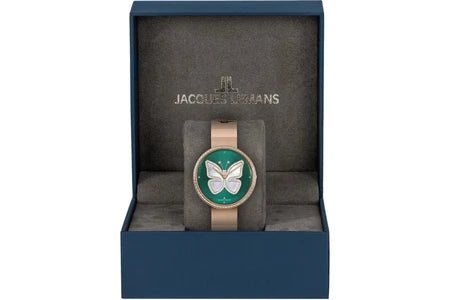 Relógio de senhora Jacques Lemans 12136F Design Collection com bracelete de quartzo