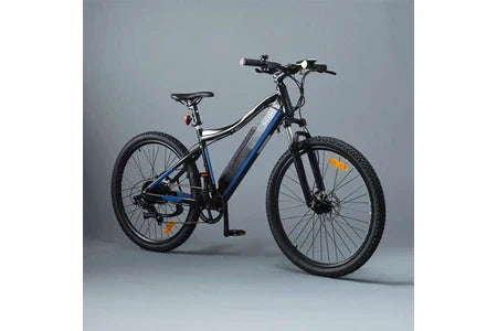 Bicicleta elétrica Scooty Country, roda 28" - 27,5", bicicleta de montanha elétrica, bateria de 13,4 Ah 482 Wh, 8 velocidades Shimano, forqueta hidráulica