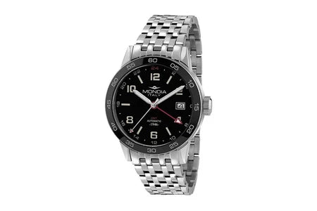 Relógio Mondia MI823SSBKCM para homem com bracelete, automático, Heritage 1946