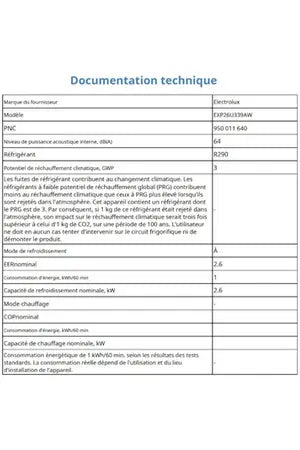Ar condicionado portátil Electrolux EXP26U339AW