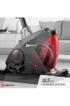 Bicicleta de exercício Hop-Sport HS-070L Helix semi-reclinada com Bluetooth e aplicação, 32 níveis de resistência, volante de 18,5 kg, assento ajustável e computador de bordo.