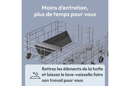 Fogão de mesa Candy CIH614CF com exaustor integrado