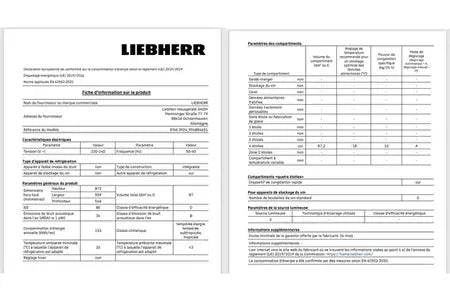 Congelador vertical Liebherr IFND 3924-22 - Encastrado, 88 cm