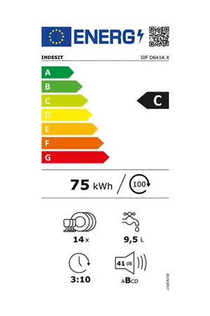 Máquina de lavar loiça de instalação livre Indesit I0FD641AX