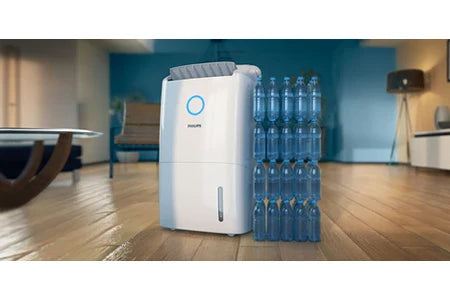 Desumidificador e purificador de ar Philips 2 em 1 com filtro HEPA Série 5000 DE5305/11 branco