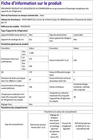 Garrafeira climatizada Haier HWS56GDG