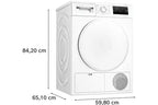 Máquina de secar roupa com bomba de calor Bosch WTH8300SFR