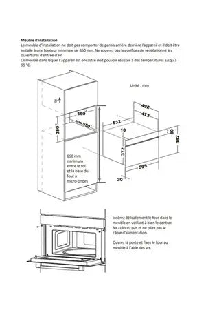 Forno combinado de micro-ondas Thomson TCBI34BK