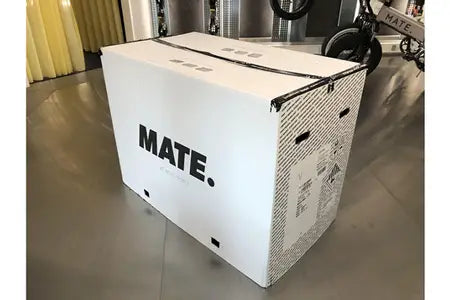 Bicicleta elétrica Mate. Mate X Fatbike Cinza Jato