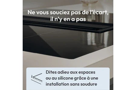 Fogão de mesa Candy CIH614CF com exaustor integrado